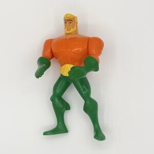 Aquaman Justice League 4" Action Figure 2010 McDonalds Happy Mean DC Comics